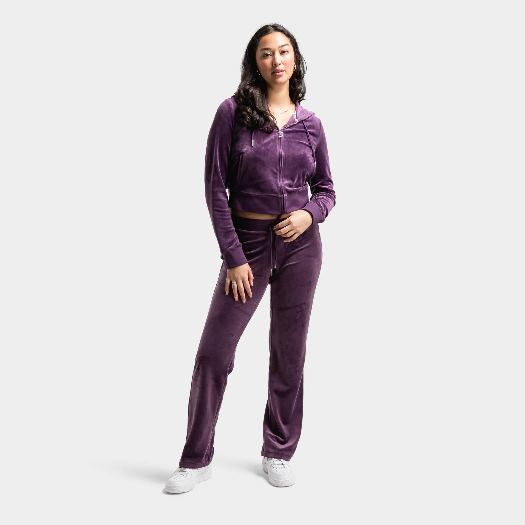 Juicy Couture Women's OG Bling Hoodie / Plum