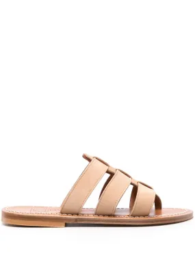 K Jacques St Tropez    K Jacques St Tropez Dolon Leather Flat Mules