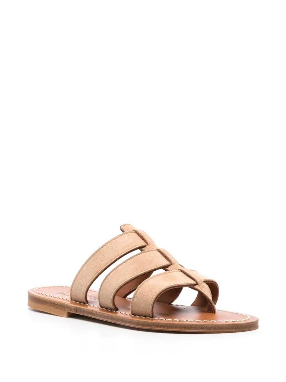 K Jacques St Tropez    K Jacques St Tropez Dolon Leather Flat Mules