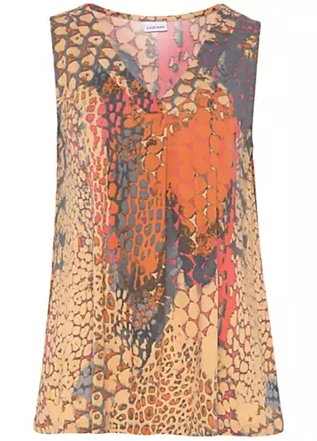 LASCANA Printed Sleeveless Beach Top | Grattan