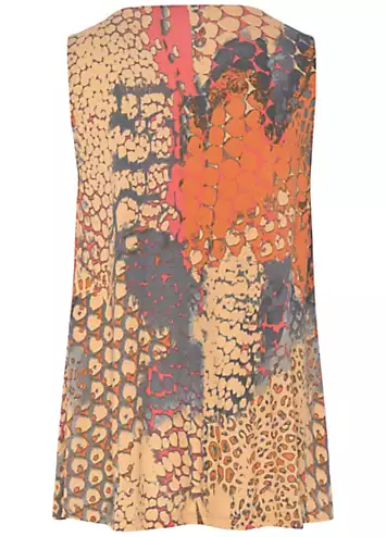 LASCANA Printed Sleeveless Beach Top | Grattan