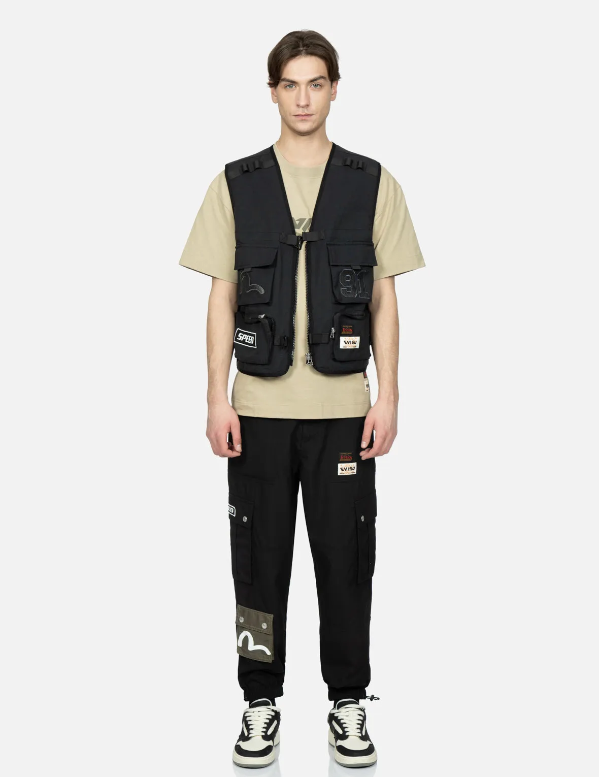 Logo Embroidery Multi-Pocket Vest