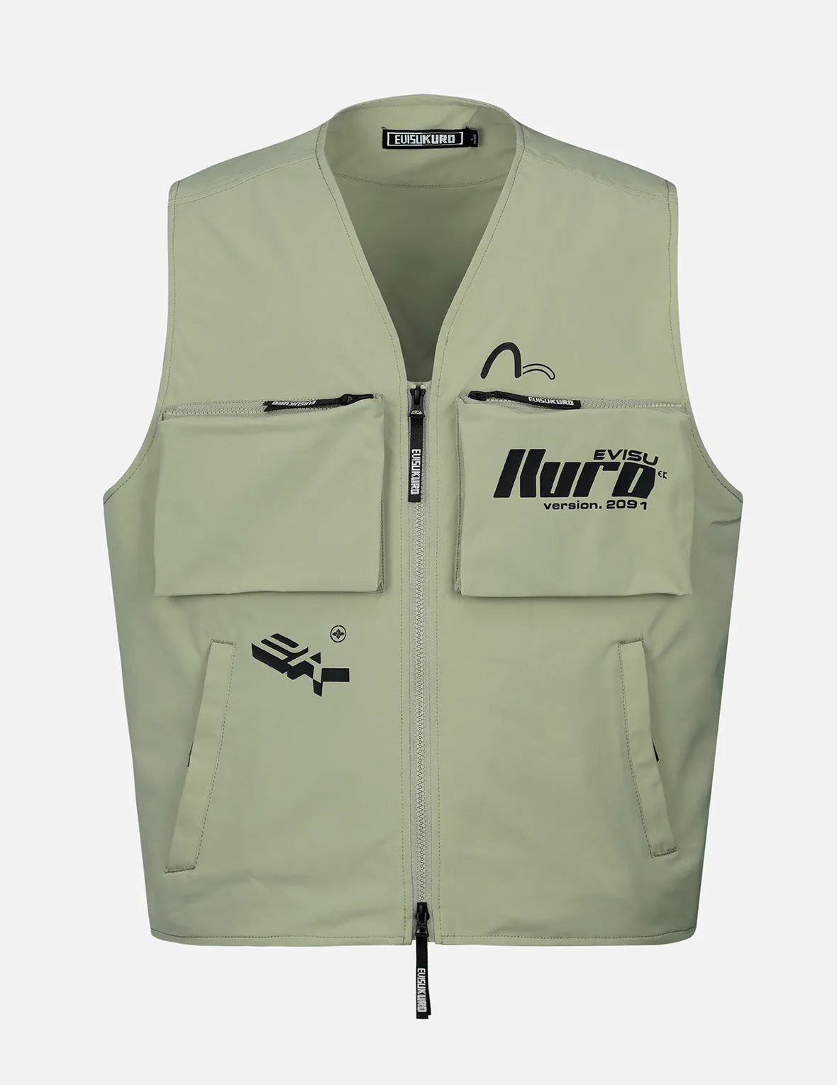 Logo Print Utility Vest