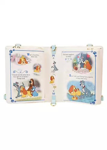 Loungefly Disney Lady & The Tramp Classic Book Convertible Crossbody Bag | Grattan