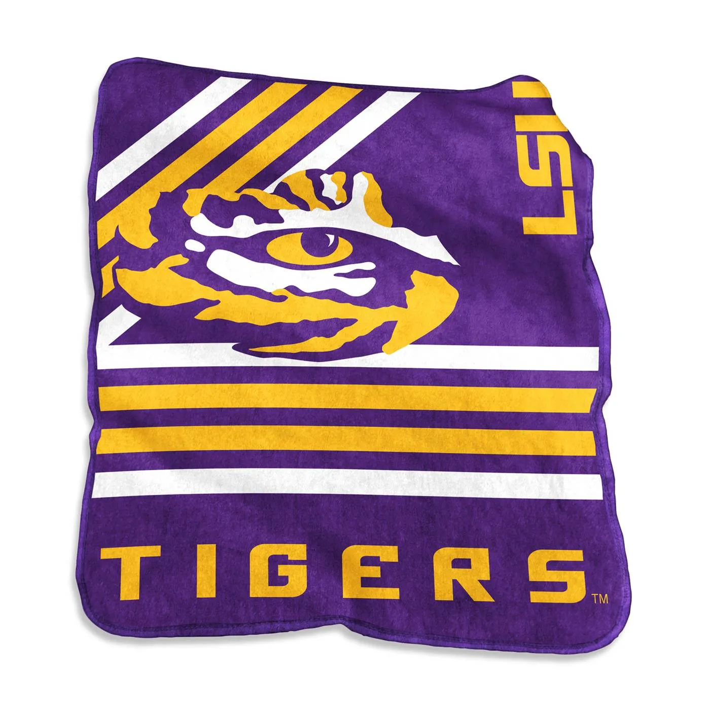 LSU Tigers 50 x 60 Raschel Throw Blanket