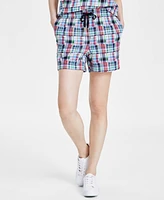 Macy's Nautica Jeans Women's Patchwork Pull-On Cotton Dock Shorts