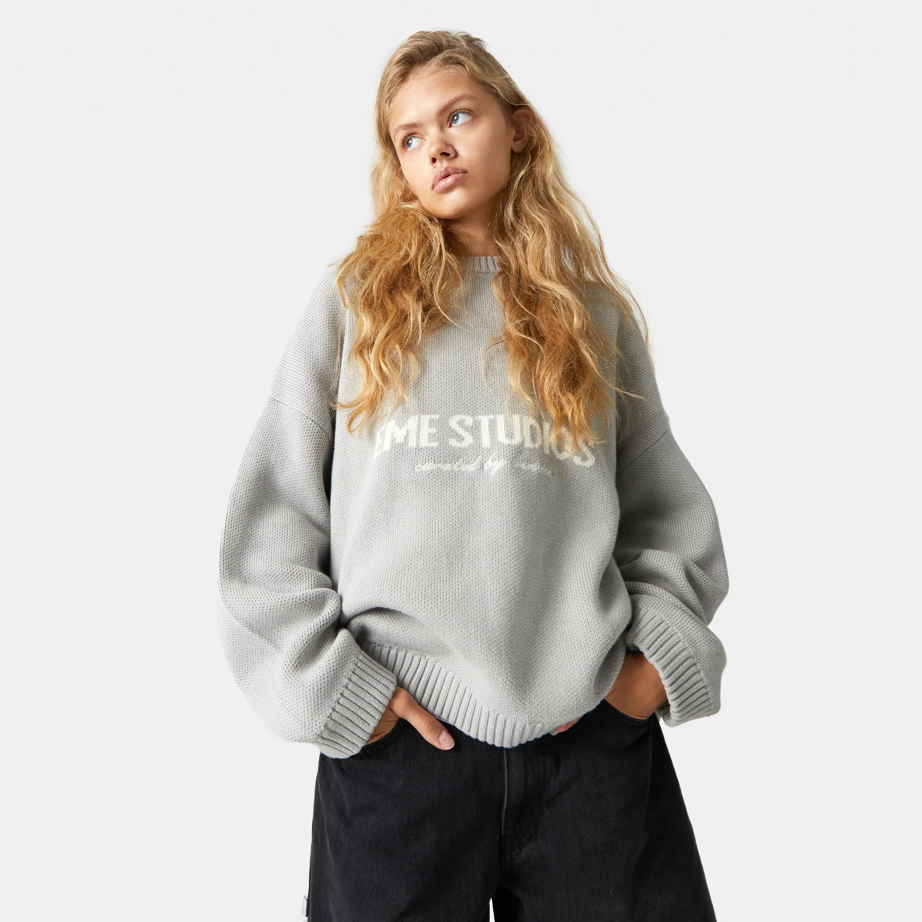 Master Grey Knit Sweater