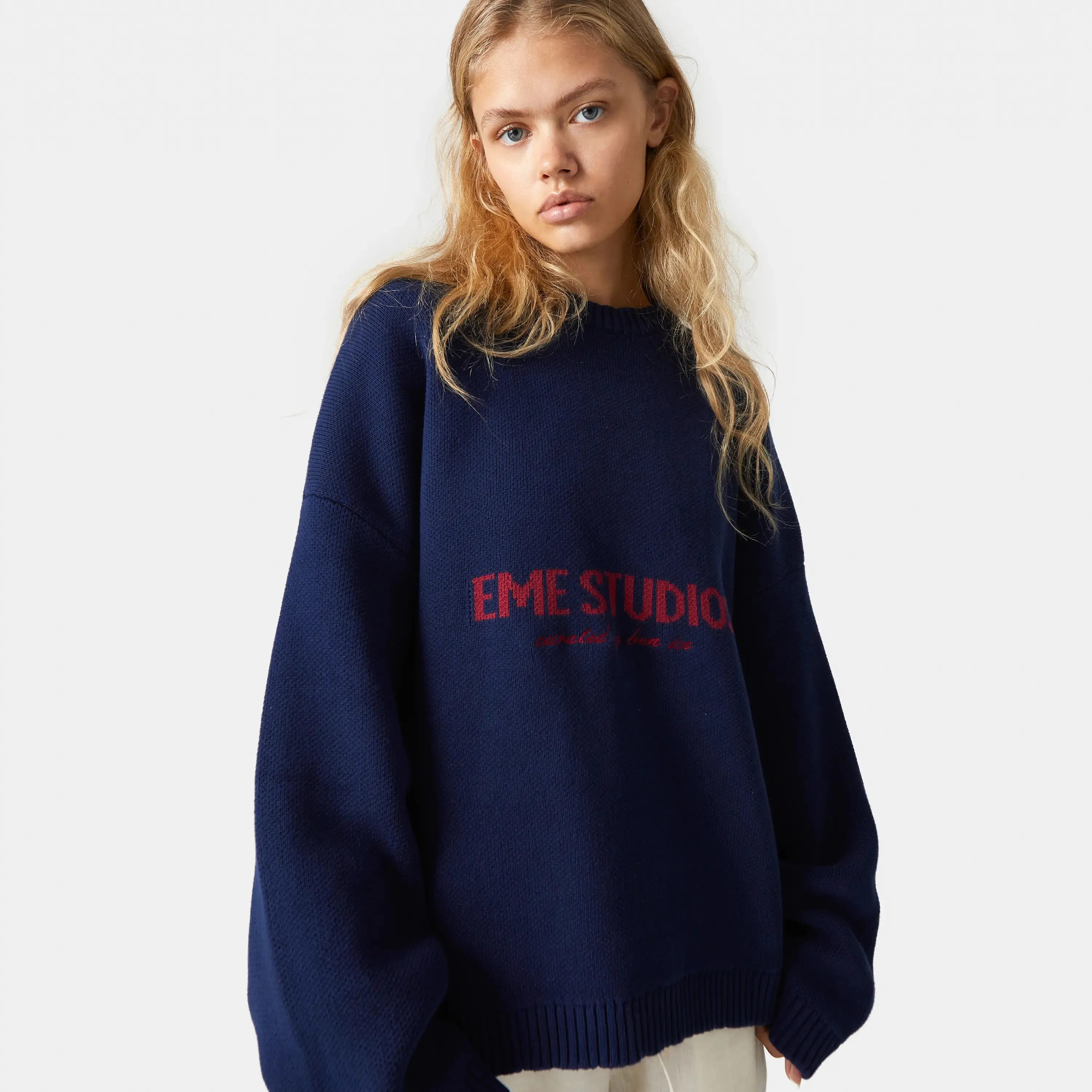 Master Indigo Knit Sweater