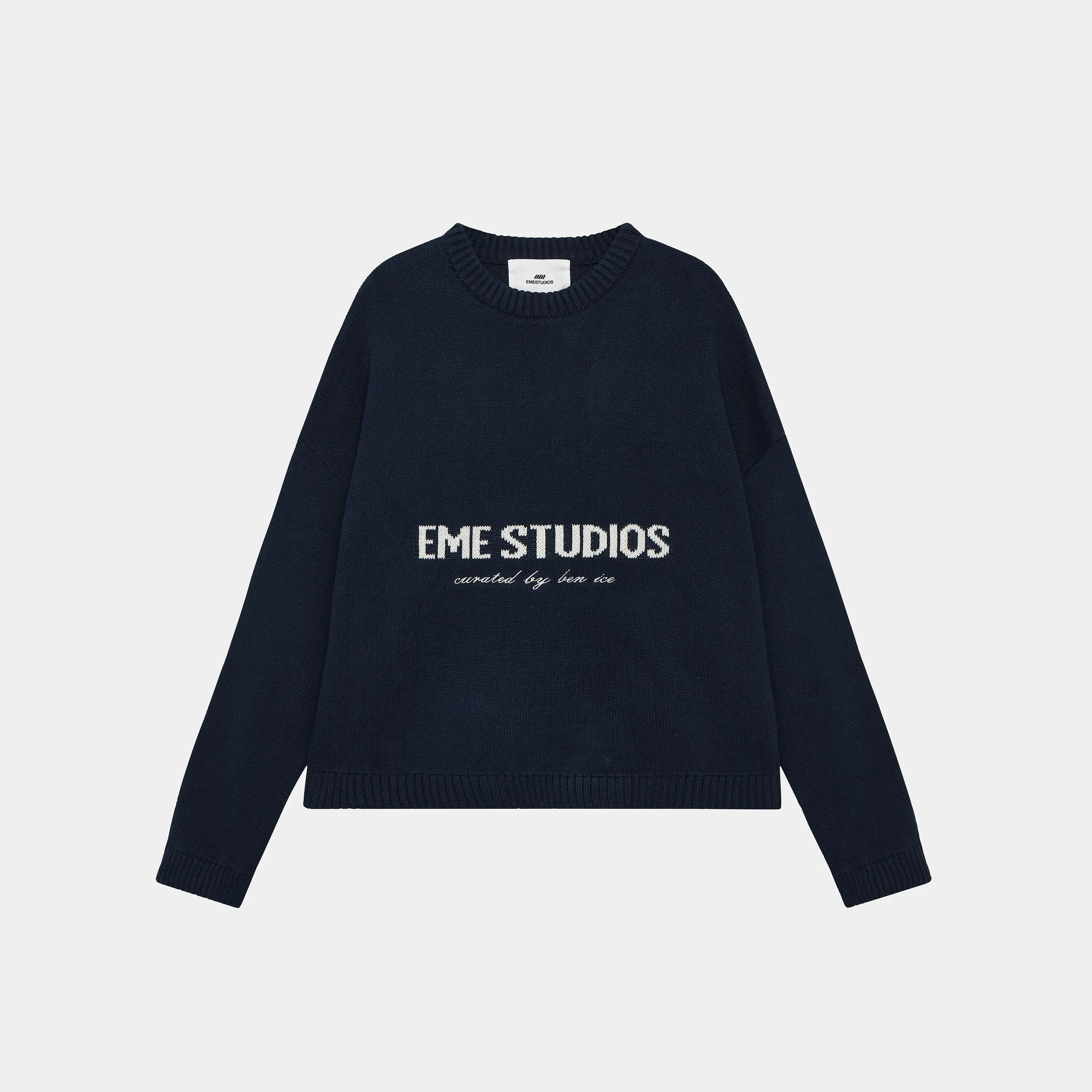 Master Navy Knit Sweater