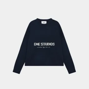 Master Navy Knit Sweater