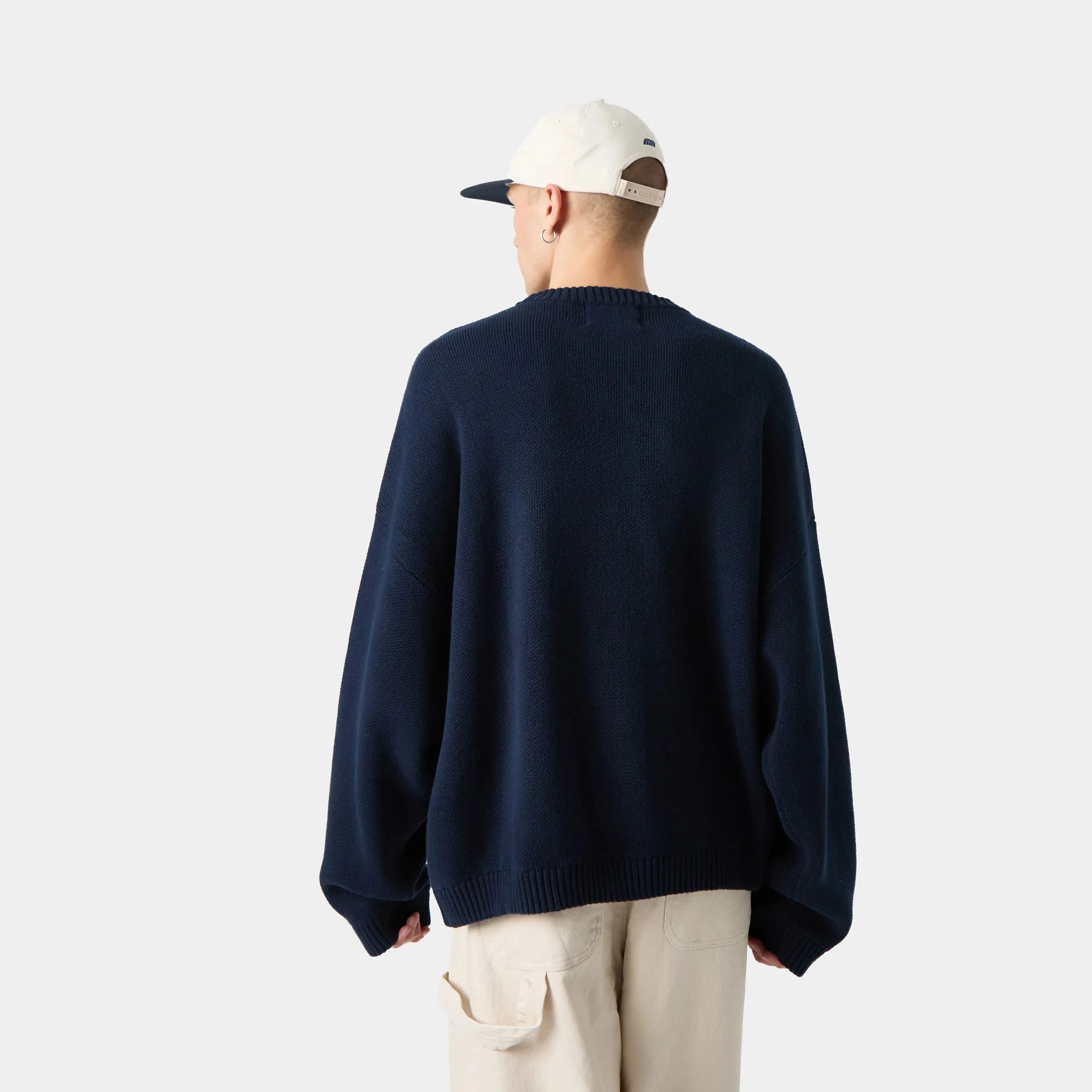 Master Navy Knit Sweater