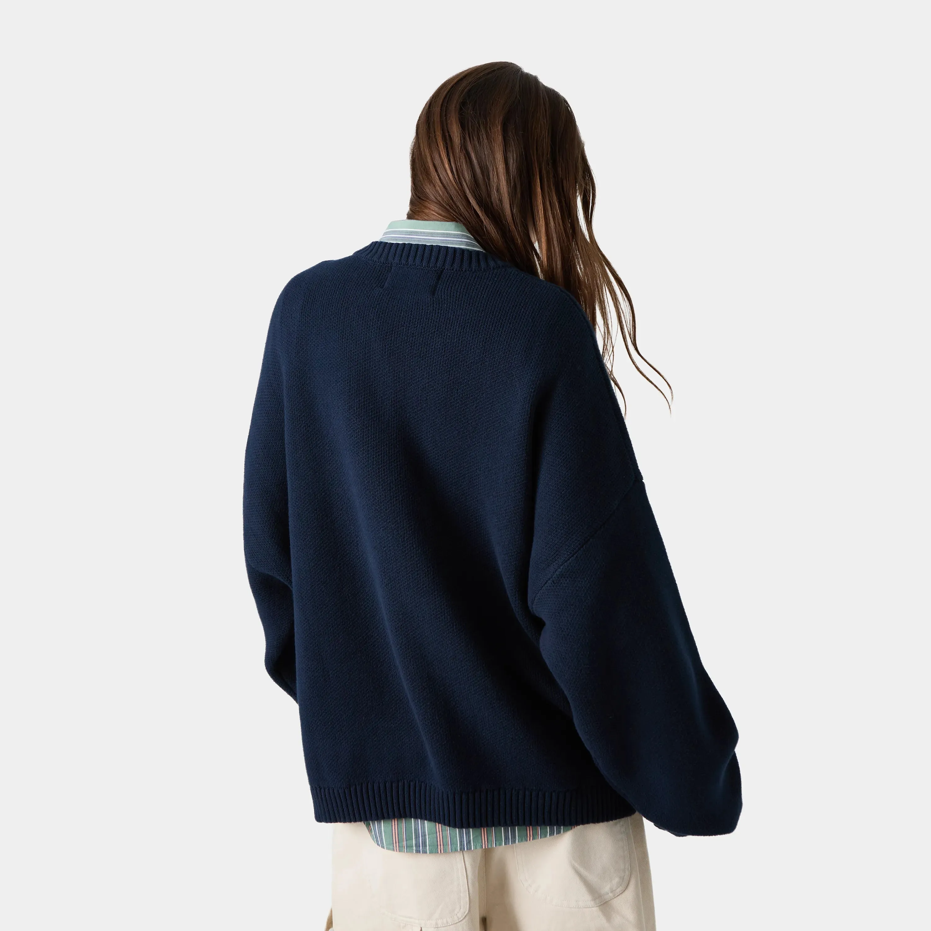 Master Navy Knit Sweater