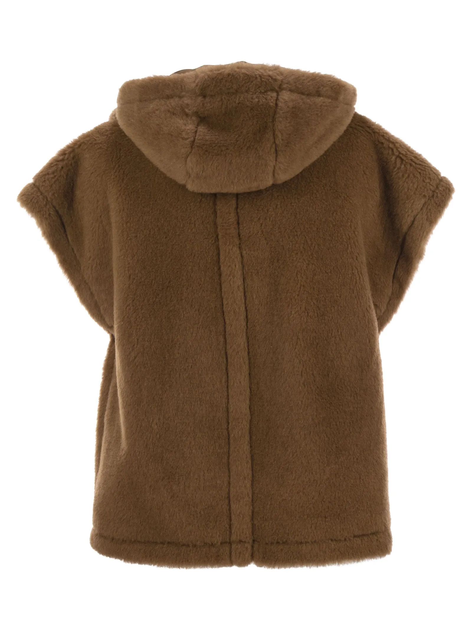 Max Mara Lanoso4 Teddy Fabric Vest Cape