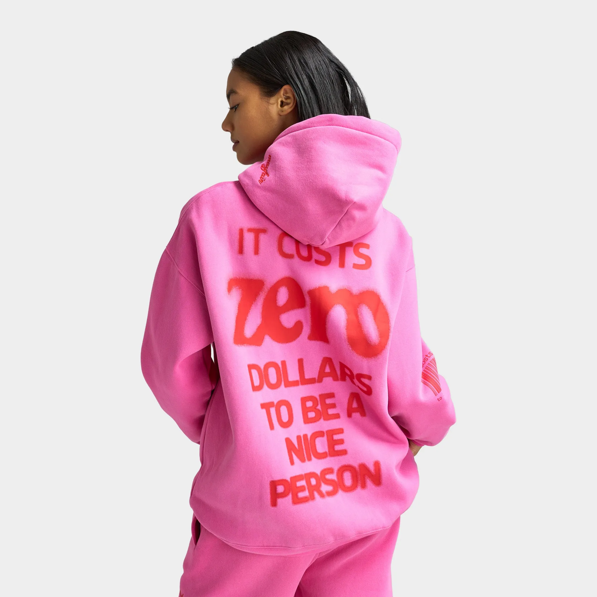 Mayfair Women's It Costs $0 Hoodie / Pink