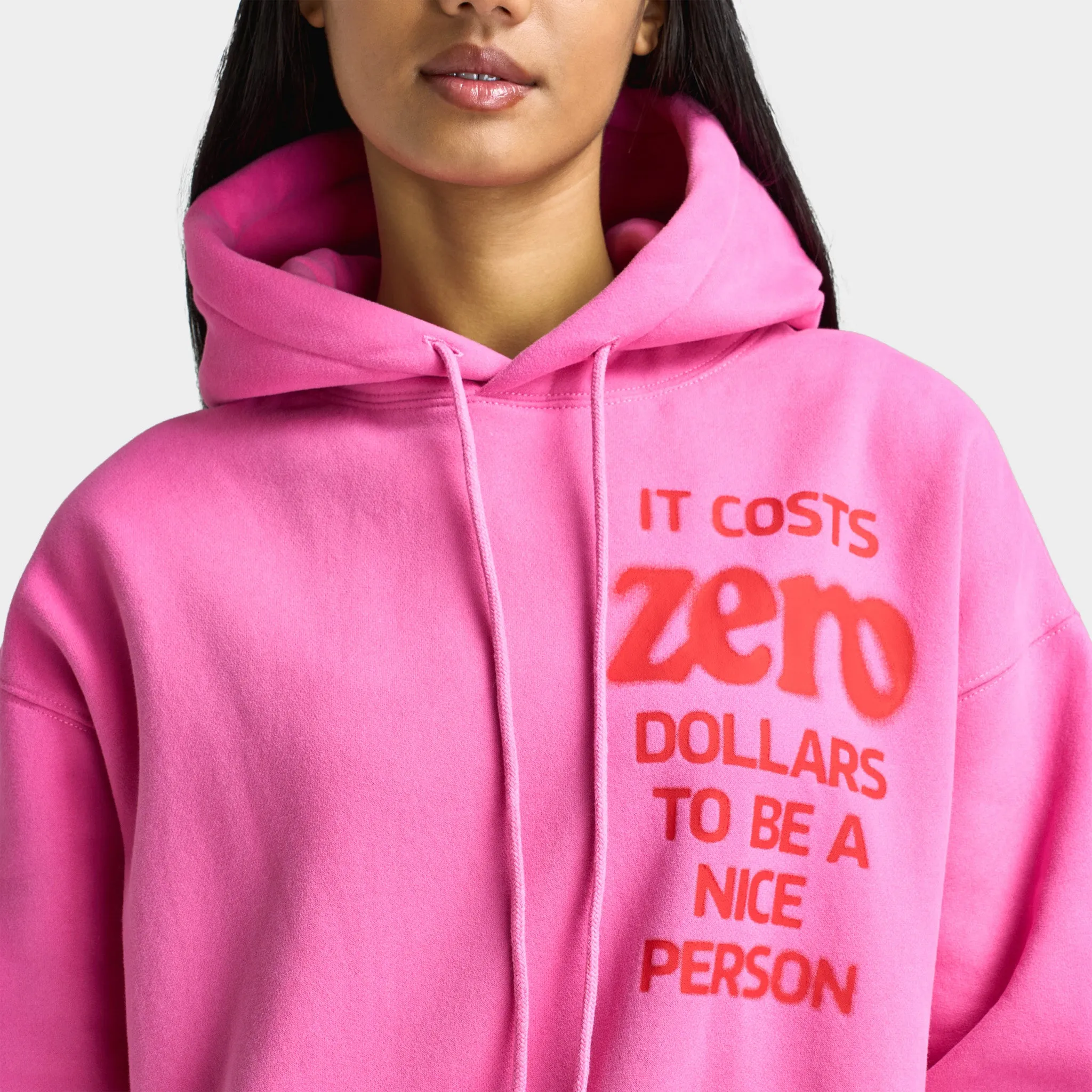 Mayfair Women's It Costs $0 Hoodie / Pink