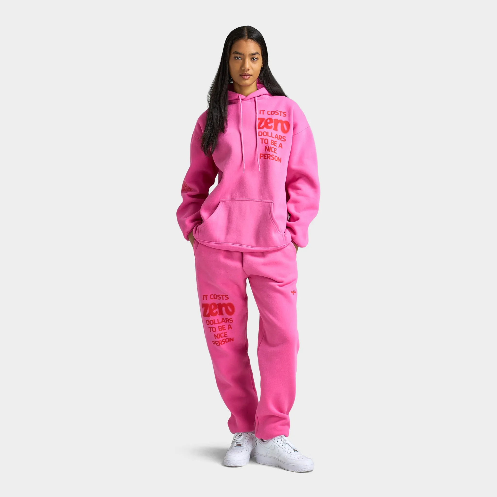 Mayfair Women's It Costs $0 Hoodie / Pink