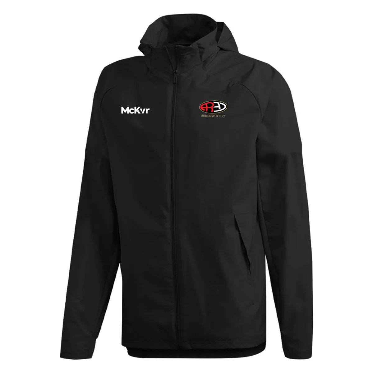 Mc Keever Arklow RFC Core 22 Rain Jacket - Youth - Black