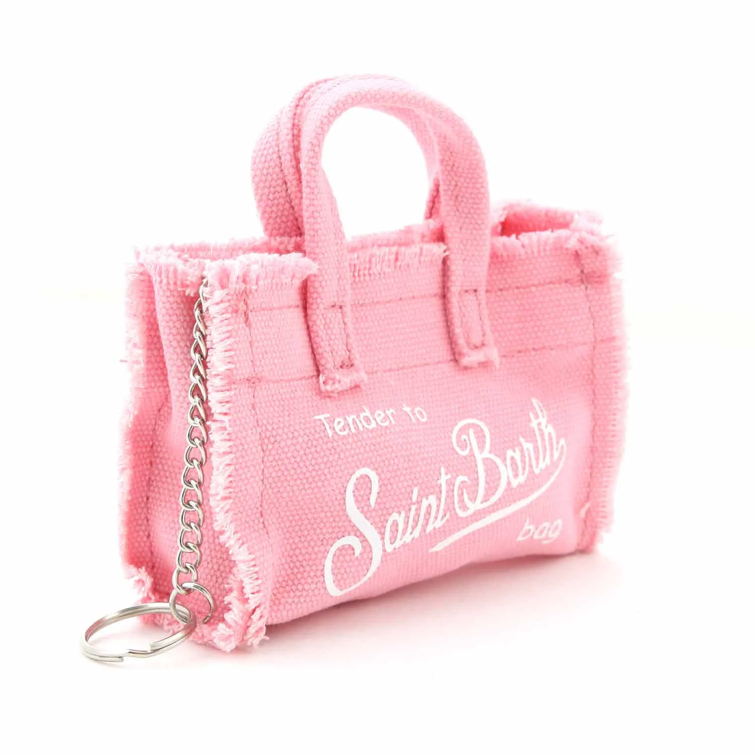 Mc2 Saint Barth Pink Key Bag With Shoulder Strap For Girls And Teen