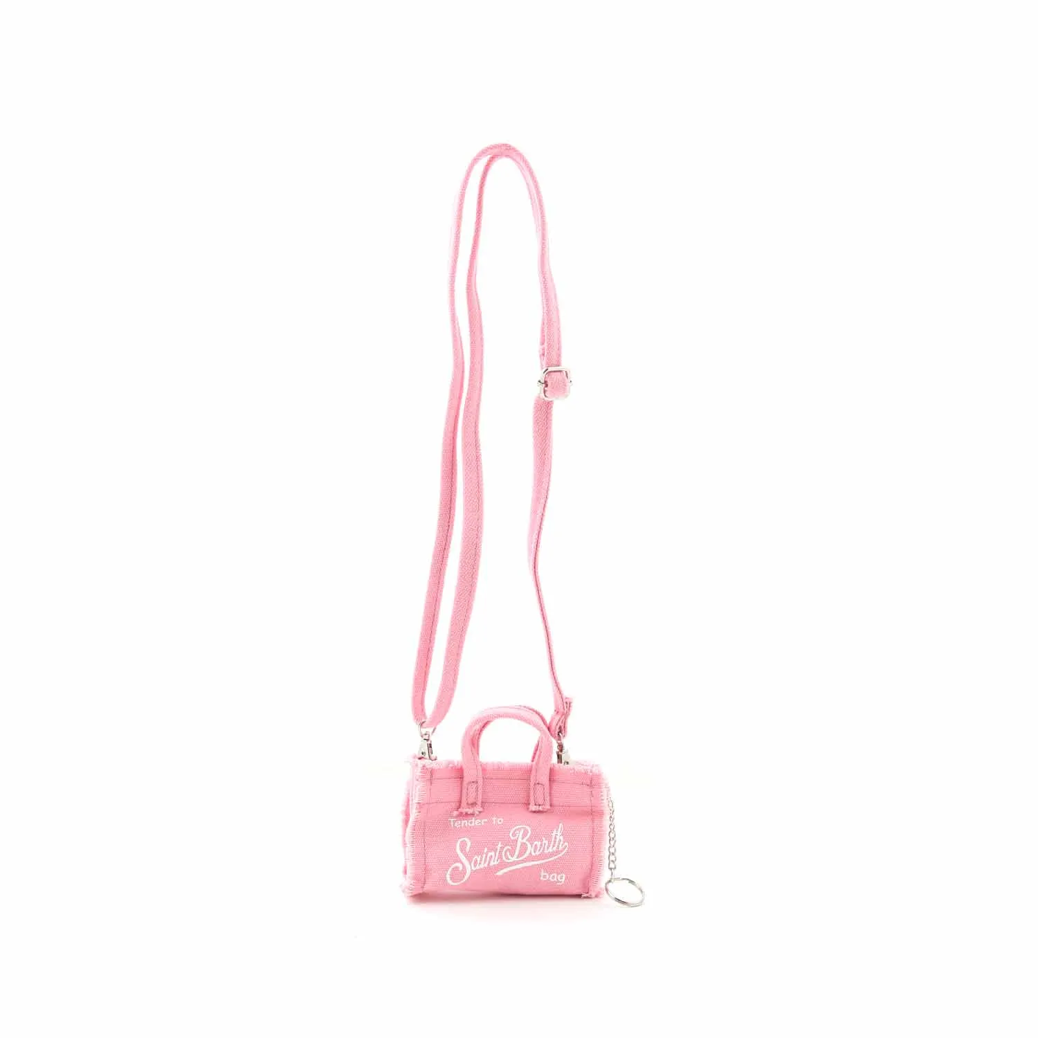 Mc2 Saint Barth Pink Key Bag With Shoulder Strap For Girls And Teen