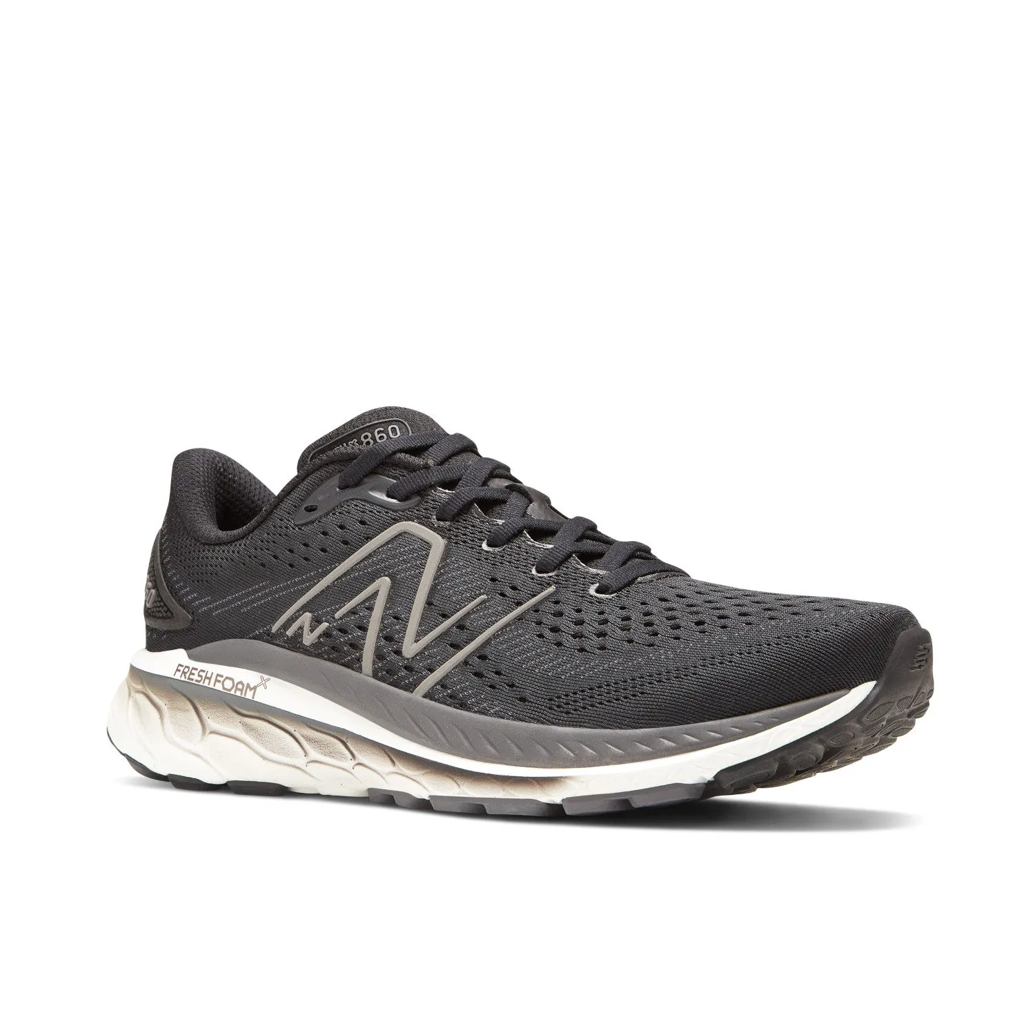 Men's New Balance Fresh Foam X 880v13 Color: Black with White & Magnet