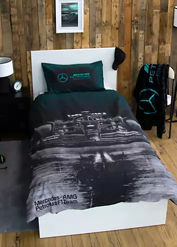 Mercedes F1 Stealth Single Panel Duvet Cover Set | Kaleidoscope