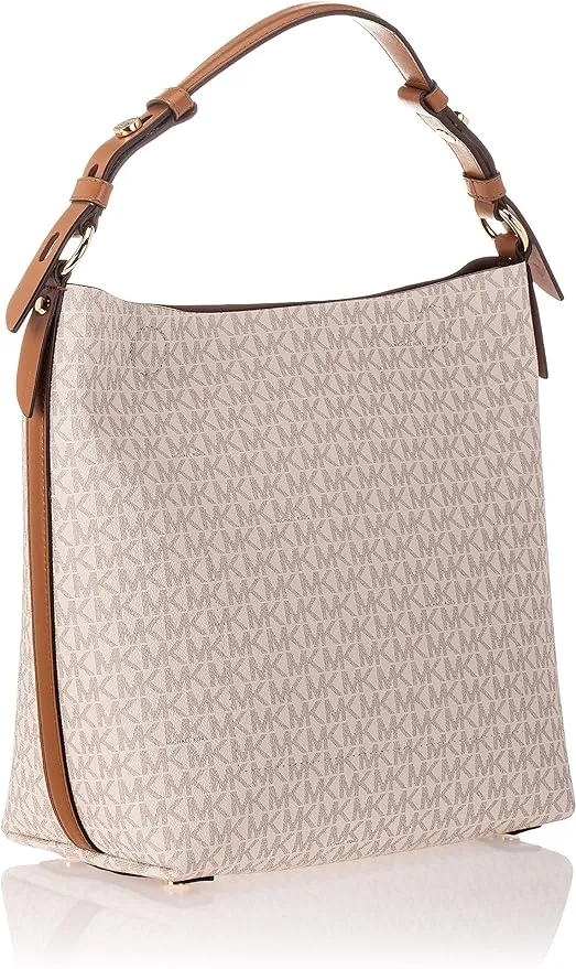 MICHAEL KORS SIGNATURE LUCY MEDIUM HOBO SHOULDER BAG