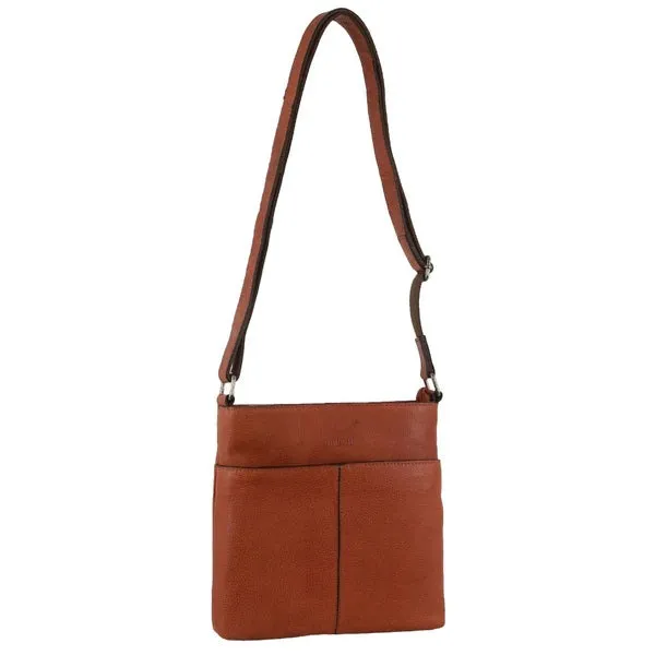 Milleni  Soft  Italian Leather Crossbody Bag  NL3739