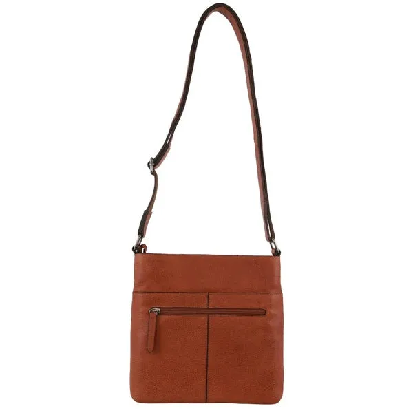 Milleni  Soft  Italian Leather Crossbody Bag  NL3739