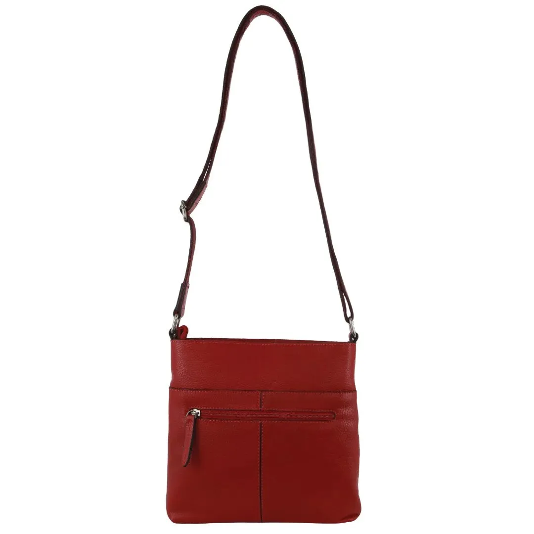 Milleni  Soft  Italian Leather Crossbody Bag  NL3739