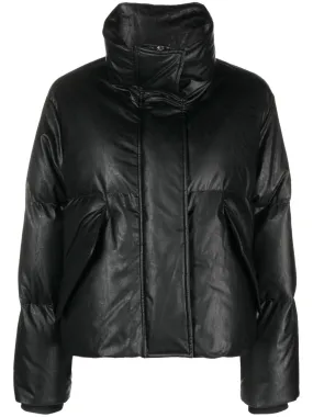 MM6 Maison Margiela logo-embroidered padded jacket | Luxury and style at your fingertips