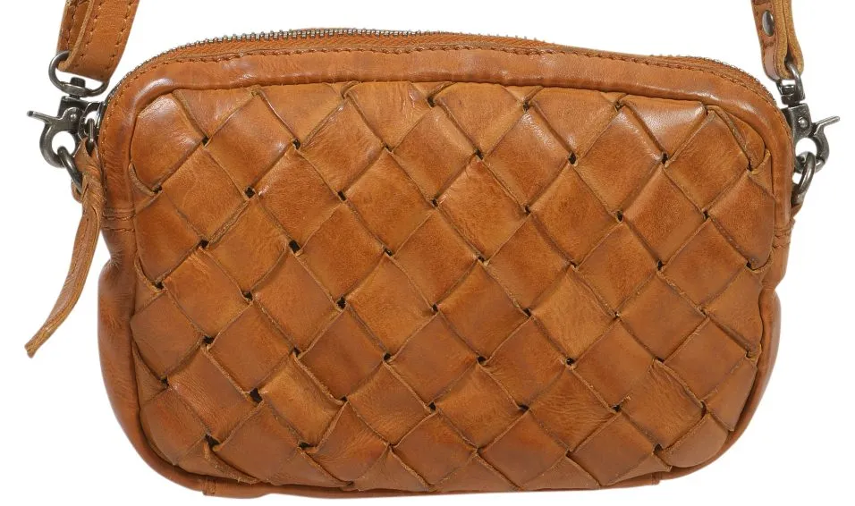 Modapelle Woven Leather  Crossbody Bag UL6519