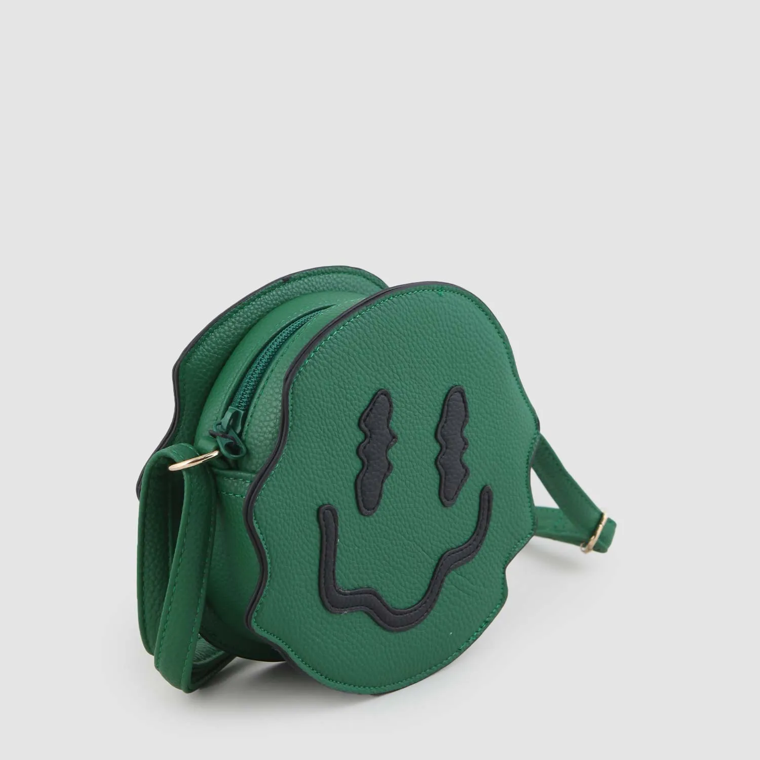 Molo Green Shoulder Bag With Smiley