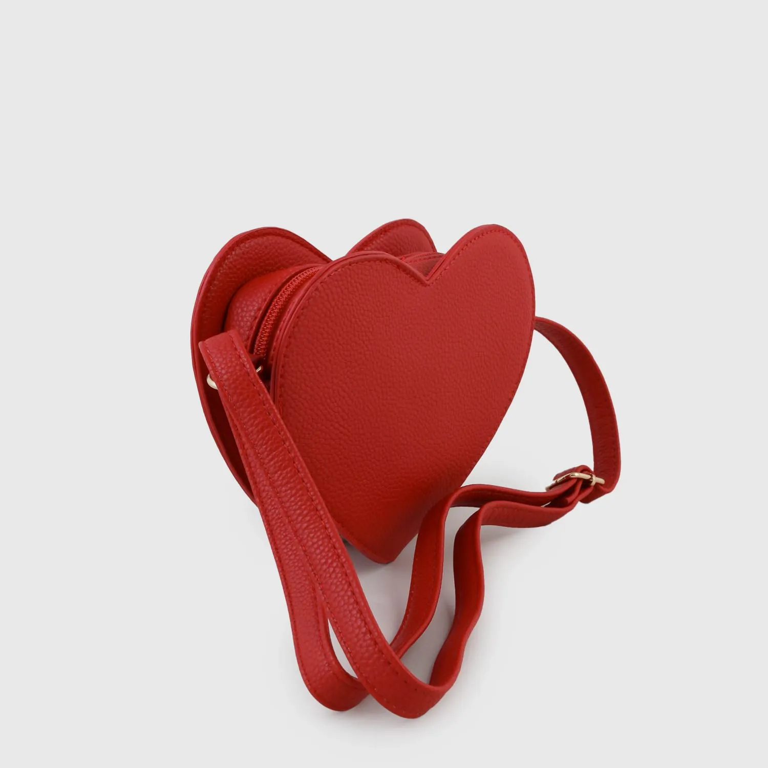 Molo Red Heart Shoulder Bag