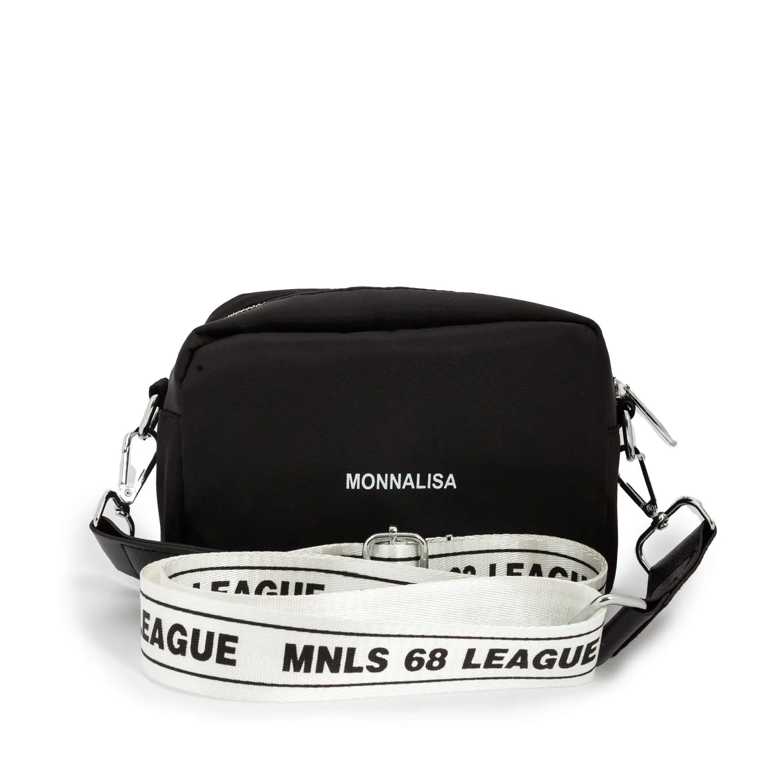 Monnalisa Black And White Mini Shoulder Bag