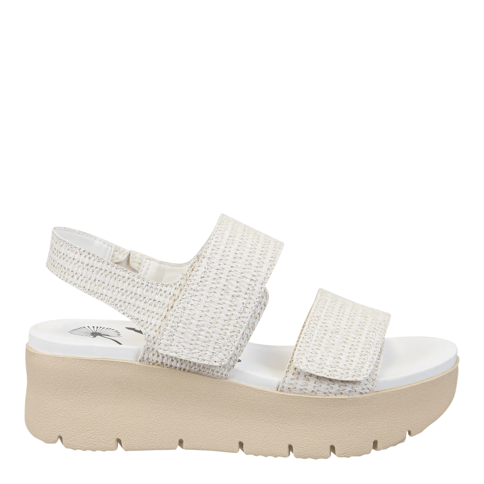 MONTANE in RAFFIA Platform Sandals