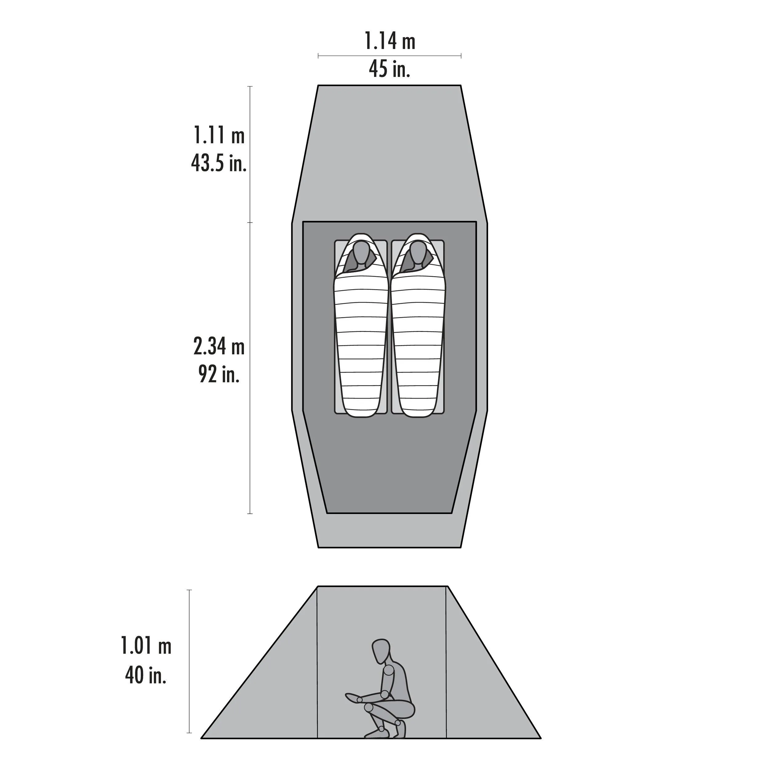 MSR Tindheim Backpacking Tunnel Tent | Wild Camping Tents | George Fisher UK