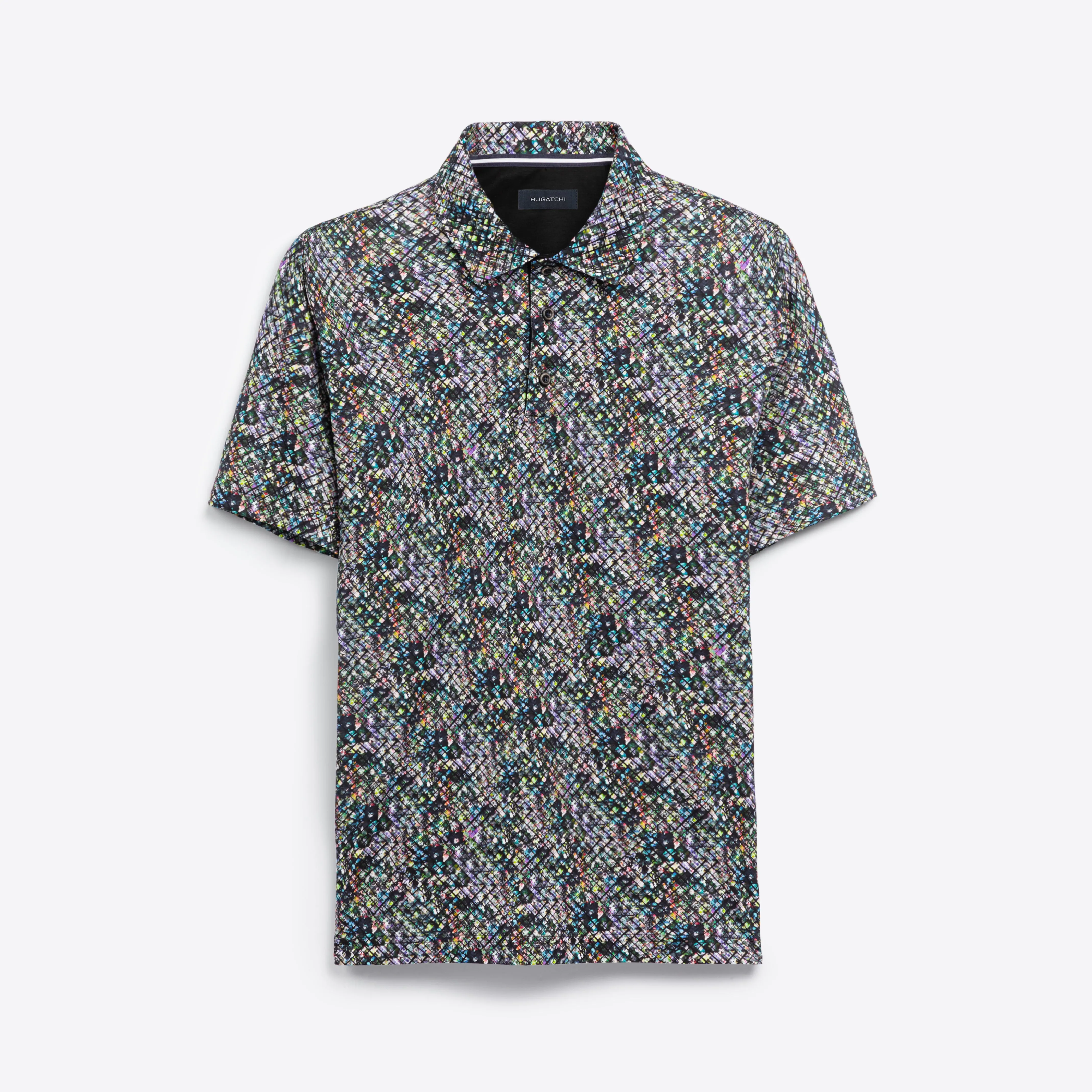 Multi Grid Print Polo