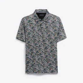 Multi Grid Print Polo