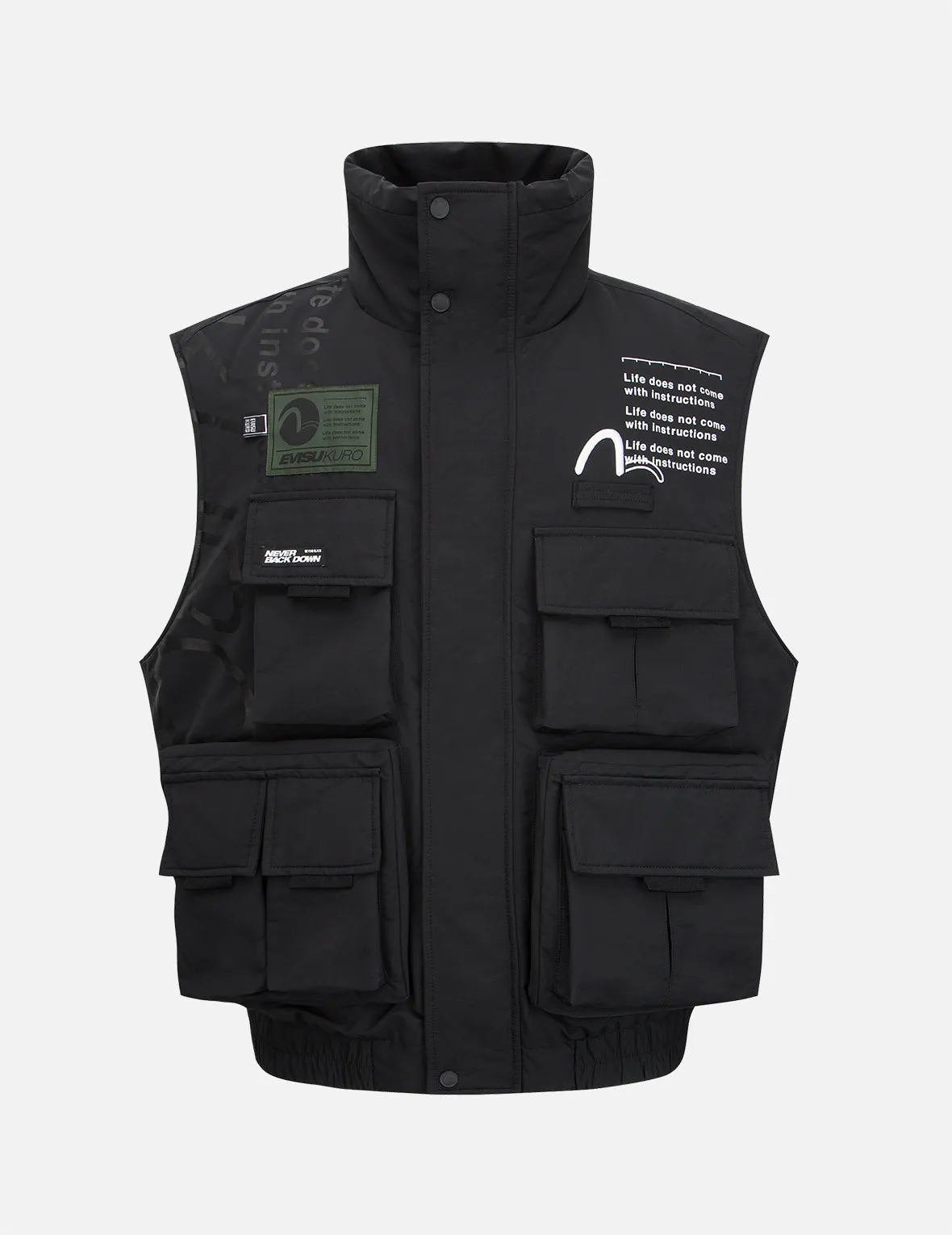 Multi Pocket Padded Vest Jacket