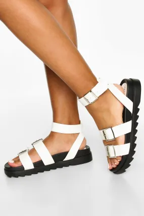 Multi Strap Foot Bed Sandals