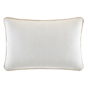 Nautica Saybrook Decorative Pillow White Cap