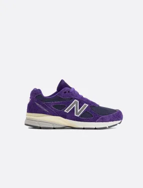 NEW BALANCE 990 v4 MADE IN USA PURPLE SUEDE   PURPLE