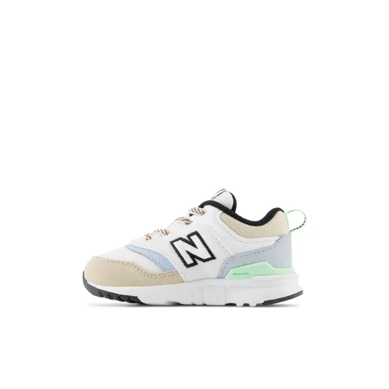 New Balance Infant & Toddler Boys 997H Bungee Lace Shoe - IH997HWI (Wide)