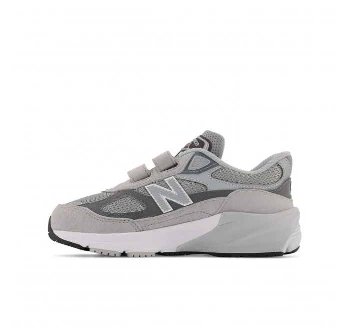 New Balance Little Kids FuelCell 990v6 Hook & Loop Grey