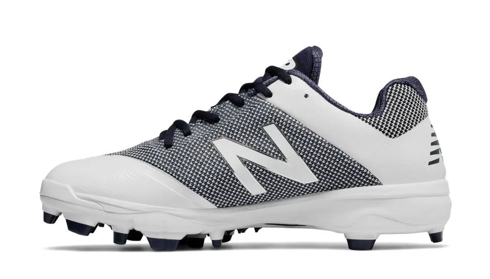 New Balance - Navy/White Low Rubber Baseball Cleats (PL4040N4)