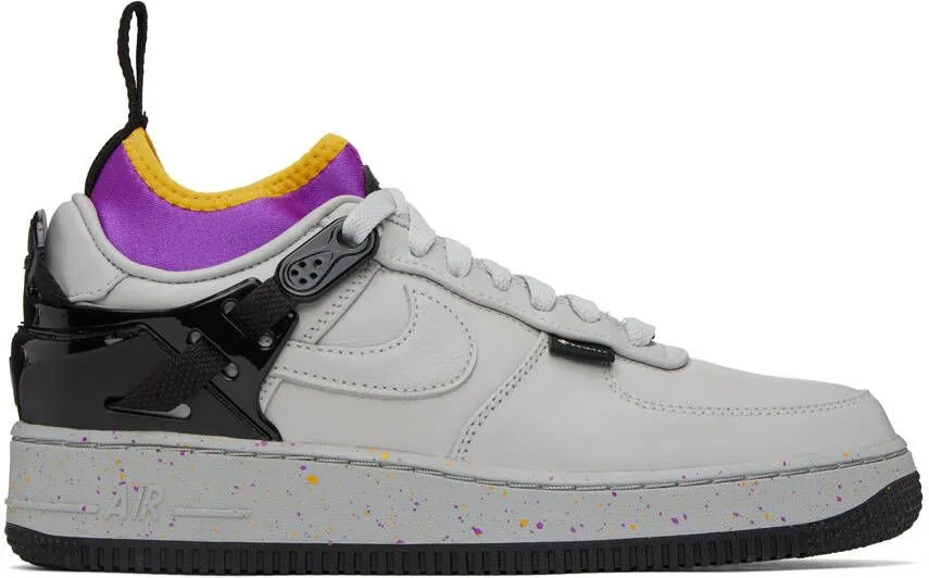 Nike Gray Undercover Edition Air Force 1 Sneakers