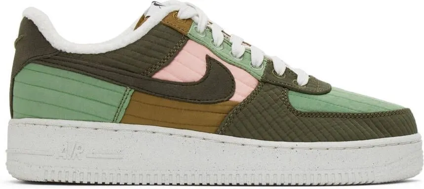 Nike Green Air Force 1 Toasty Sneakers