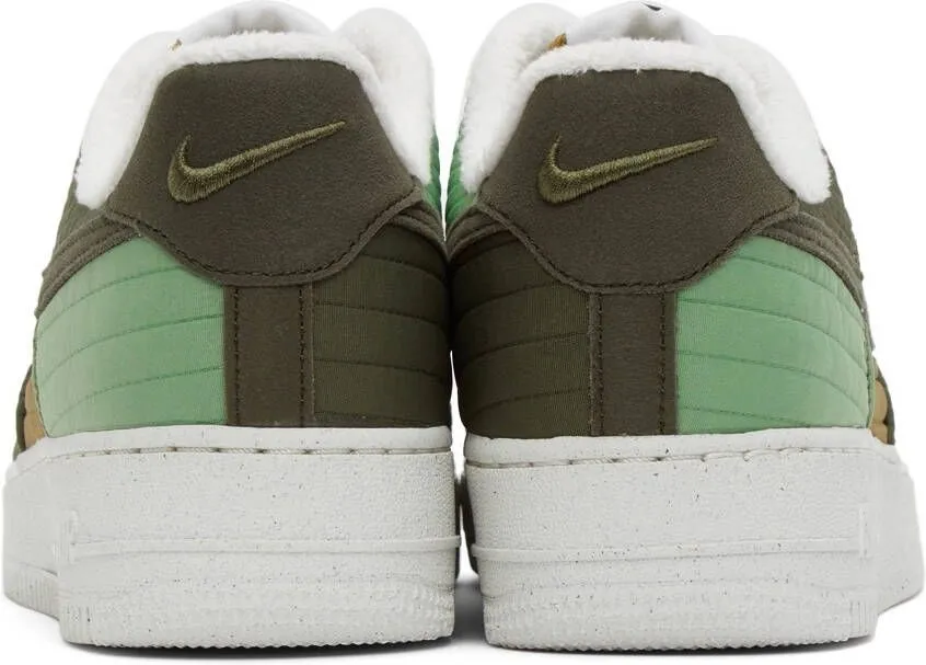 Nike Green Air Force 1 Toasty Sneakers