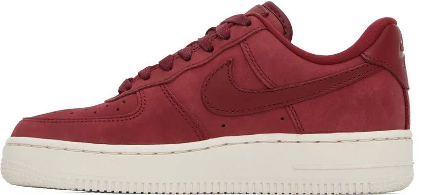 Nike Red Air Force 1 Premium Sneakers