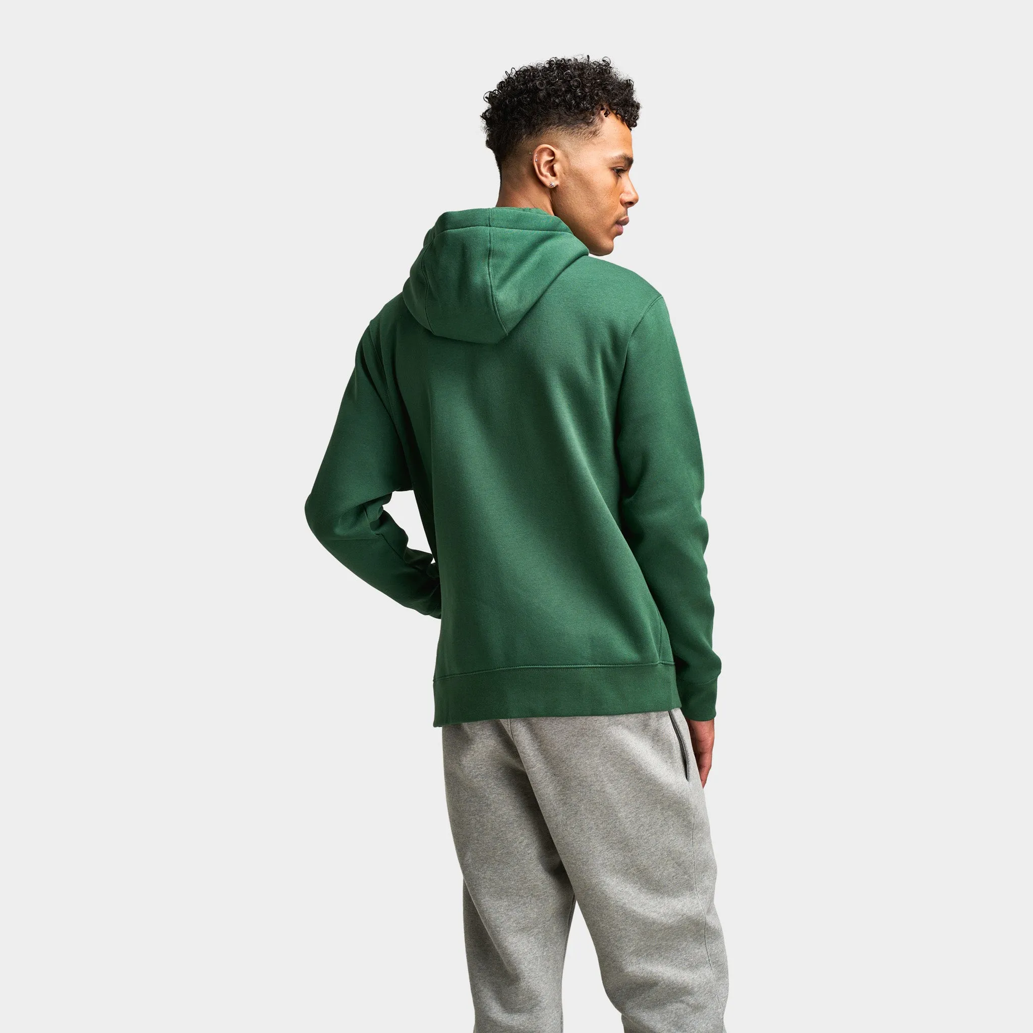 Nike Sportswear Club Fleece Full-Zip Hoodie Fir / Fir - White